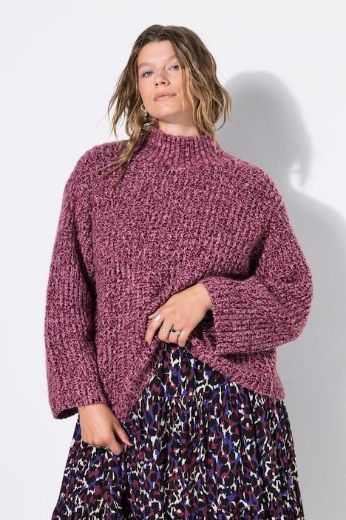 Moda za polnejše Pulover dugih rukava povišenog ovratnika plus velikost, xxl, Ulla Popken in Johann Popken (JP1880)