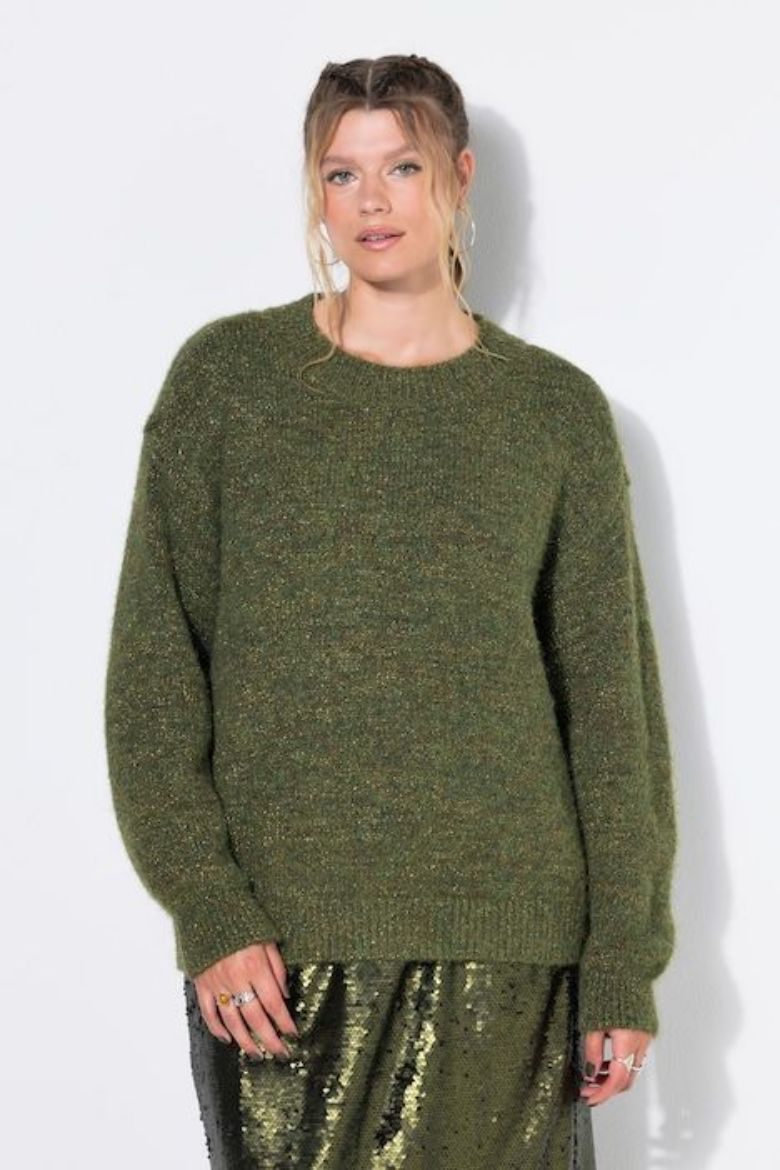 Moda za polnejše Pulover dugih rukava šireg kroja plus velikost, xxl, Ulla Popken in Johann Popken (JP1880)