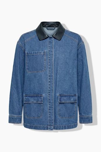 Moda za polnejše Jakna od trapera šireg kroja plus velikost, xxl, Ulla Popken in Johann Popken (JP1880)