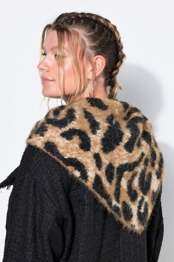 Moda za polnejše Šal s leopard uzorkom plus velikost, xxl, Ulla Popken in Johann Popken (JP1880)