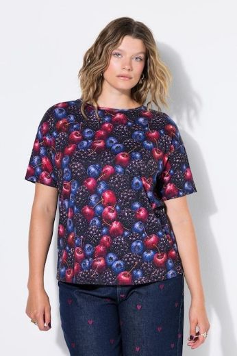 Moda za polnejše Majica kratkih rukava šireg kroja plus velikost, xxl, Ulla Popken in Johann Popken (JP1880)
