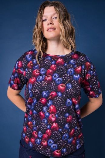 Moda za polnejše Majica kratkih rukava šireg kroja plus velikost, xxl, Ulla Popken in Johann Popken (JP1880)